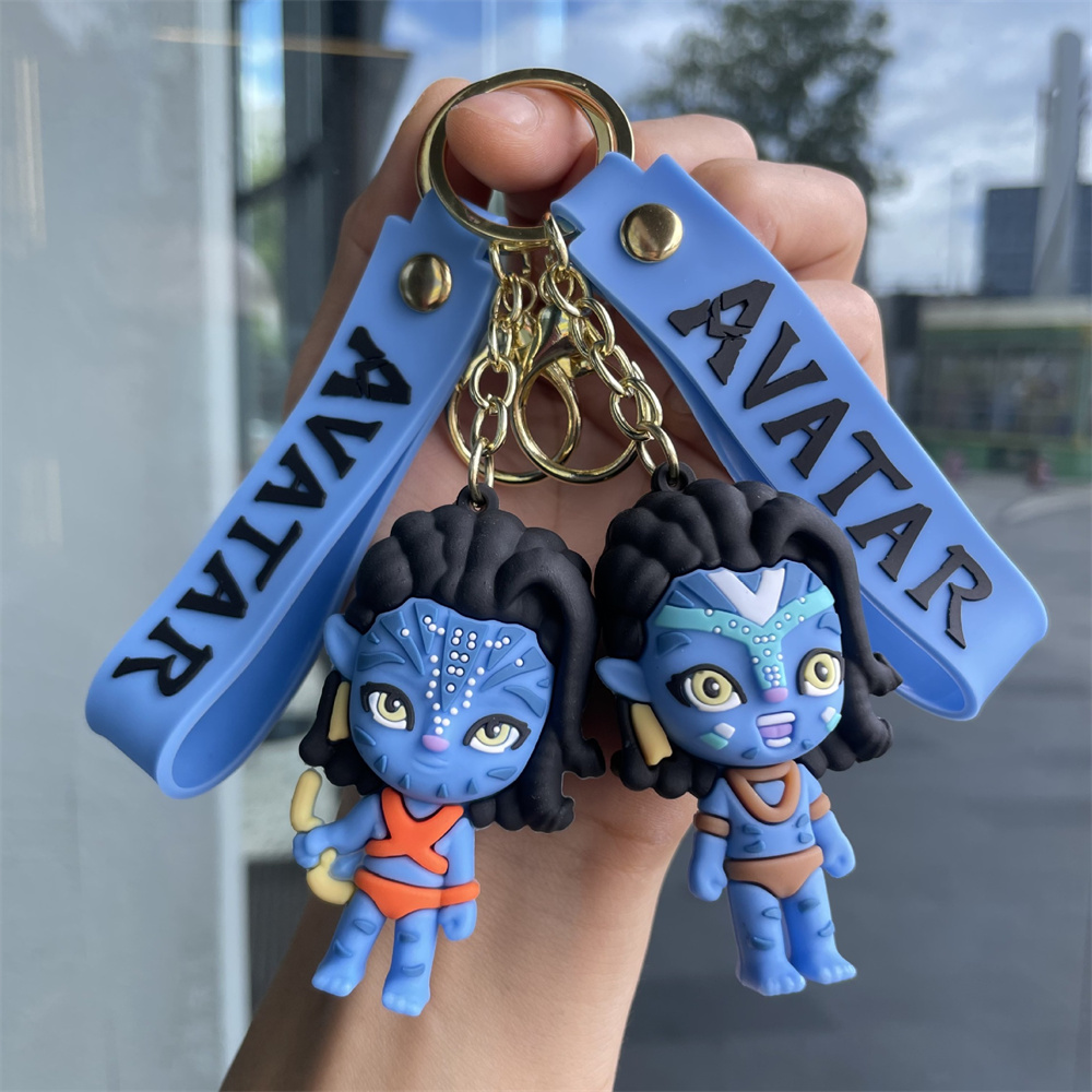 Resin Art Hanging - Creative Avatar Jake Sully Neytiri Keychain