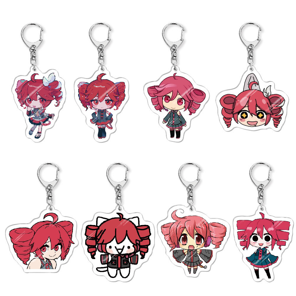 Resin Art Hanging - Kasane Teto‌ Plush Anime Keychain Students
