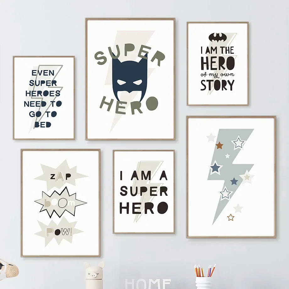 Resin Art Quote - Wall Art Diamond Painting Super Boys