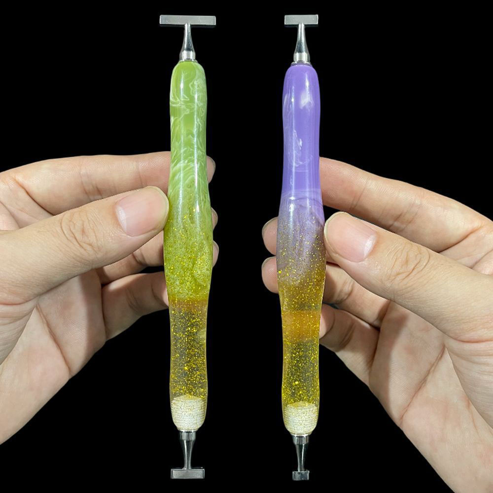 Resin Art Glitter - Beautiful Shiny Threaded Diamond Painting Pen