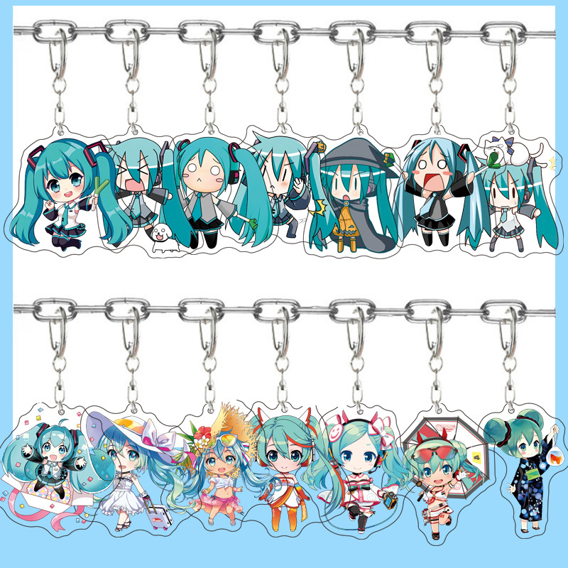 Resin Art Hanging - Hatsune Miku Anime Acrylic Cute Figure
