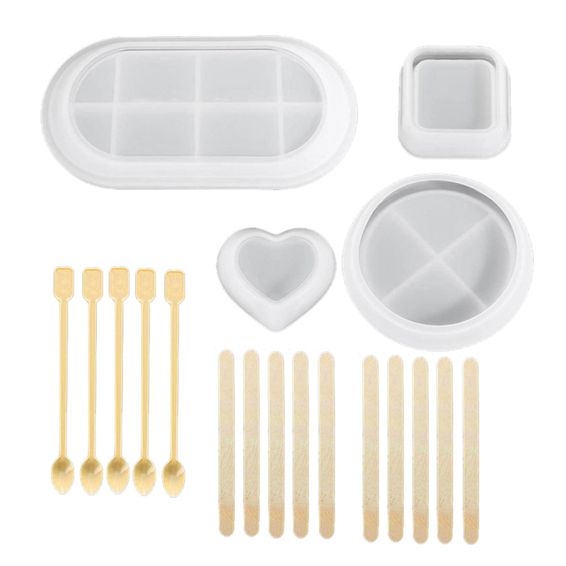 AB47-Tray Silicone Mold DIY Cr - огляд і ціна Coaster Mold Square