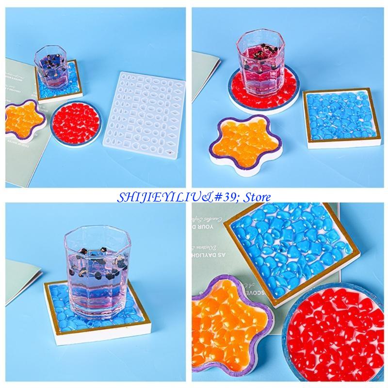 E21F DIY Epoxy Mold Love Squar - огляд і ціна Coaster Mold Square