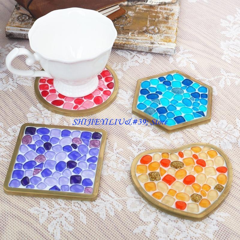 E21F DIY Epoxy Mold Love Squar - огляд і ціна Coaster Mold Square