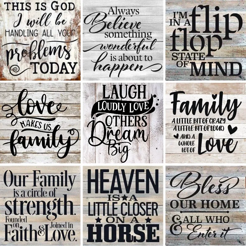 Diamond Painting Family Quotes - огляд і ціна Resin Art Quote