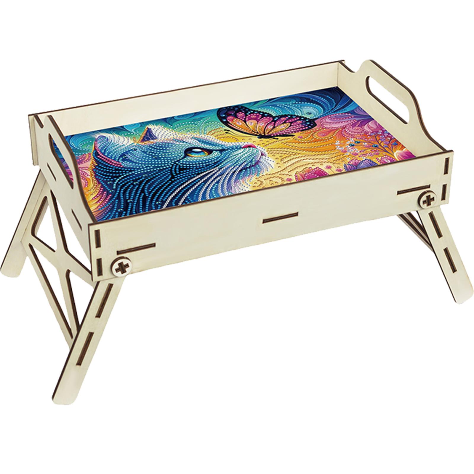 5D DIY Diamond Painting Servin - огляд і ціна Resin Art Wooden Tray