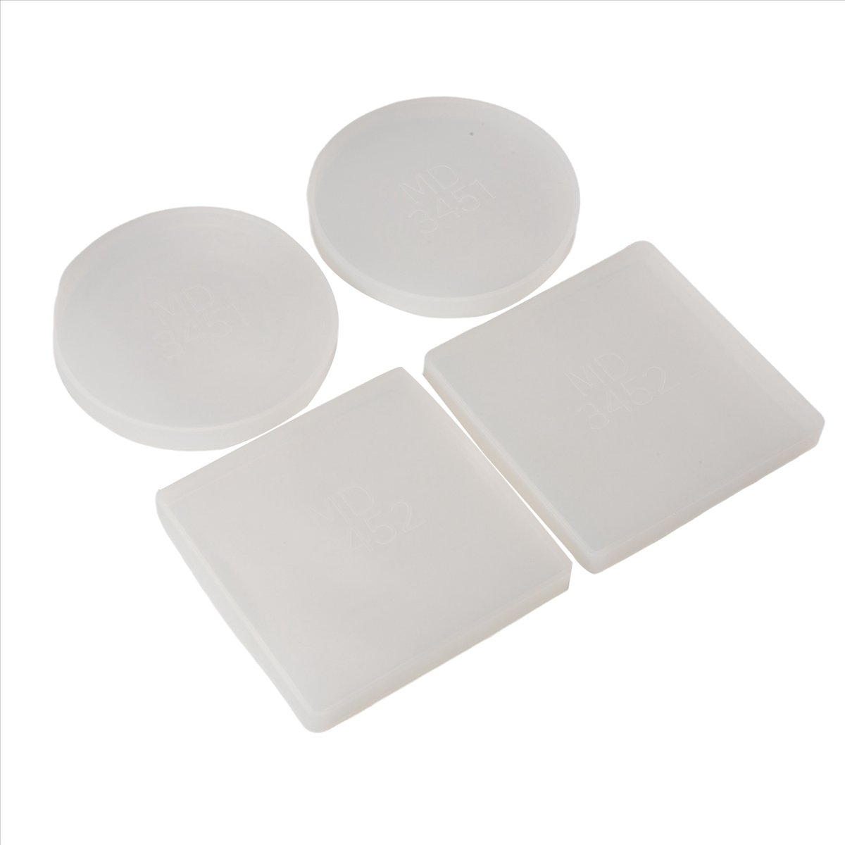 feelfeel 4 Pack Round and Squa - огляд і ціна Coaster Mold Square