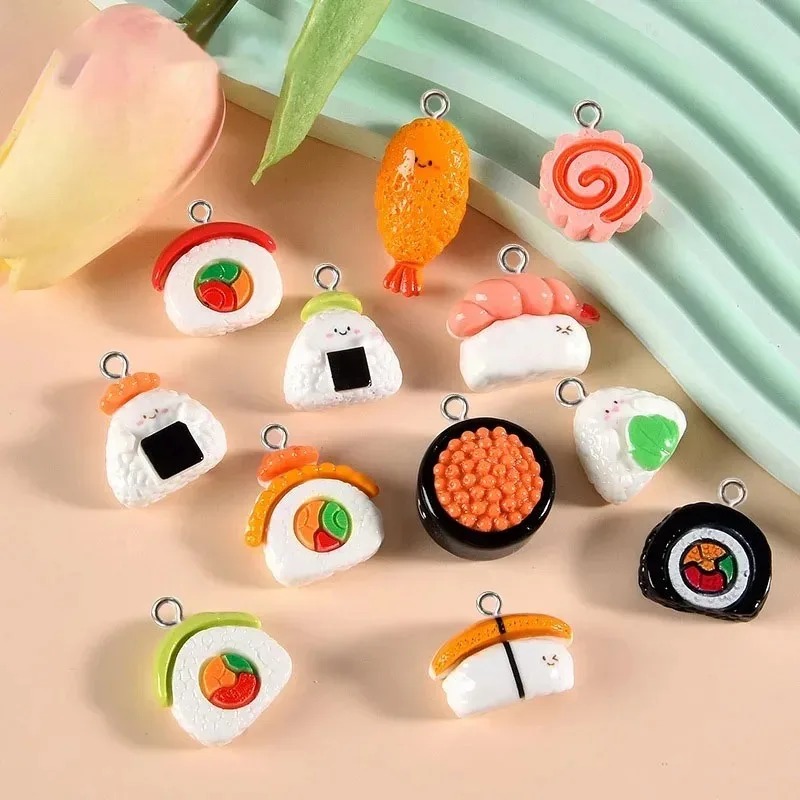 10Pcs Mini Food Resin Charms S - огляд і ціна Resin Art Glitter