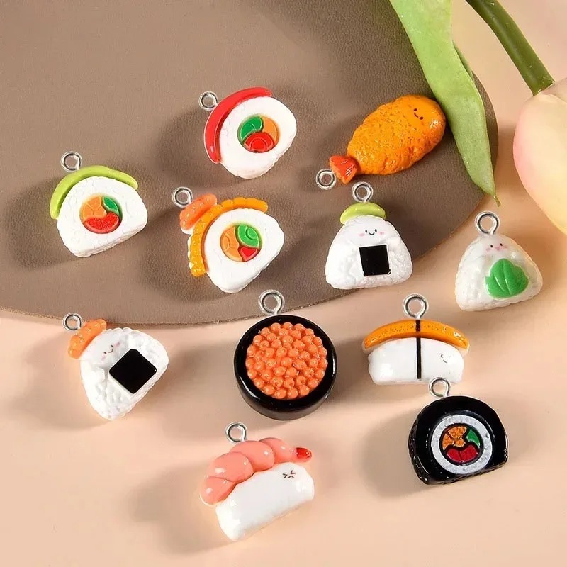 10Pcs Mini Food Resin Charms S - огляд і ціна Resin Art Glitter