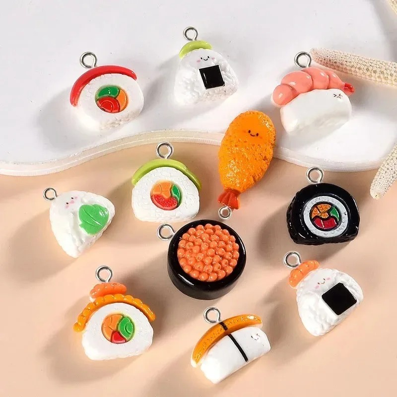 10Pcs Mini Food Resin Charms S - огляд і ціна Resin Art Glitter