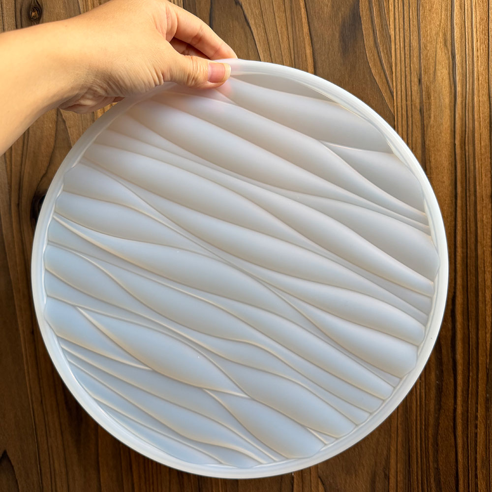Large Round Tray Silicone Mold - огляд і ціна Resin Art Ocean