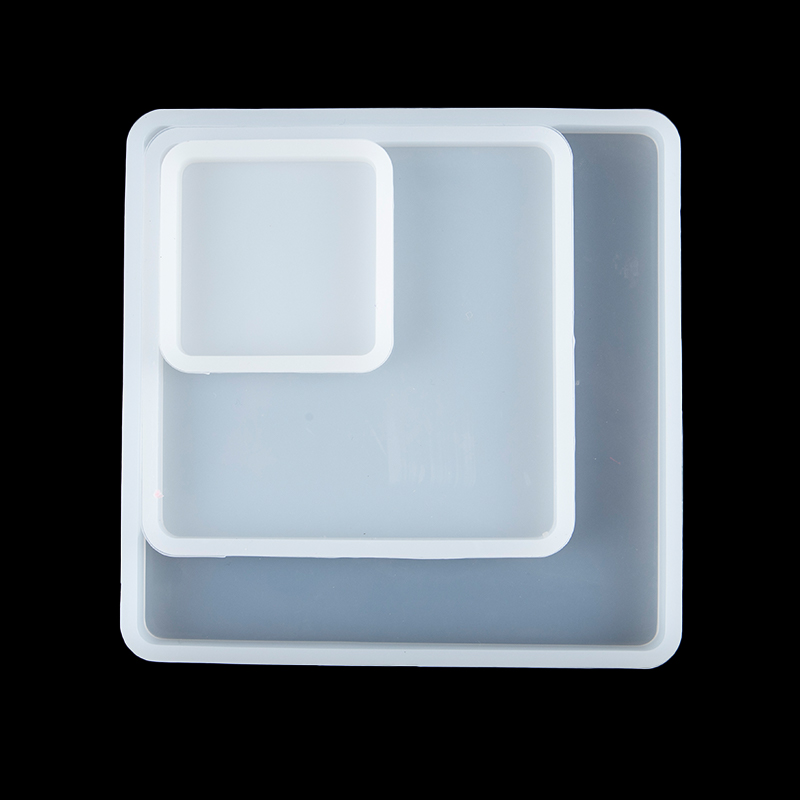 Square Silicone Casting Epoxy  - огляд і ціна Coaster Mold Square