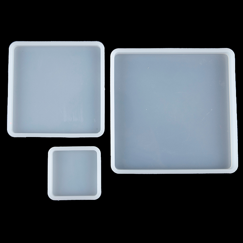 Square Silicone Casting Epoxy  - огляд і ціна Coaster Mold Square
