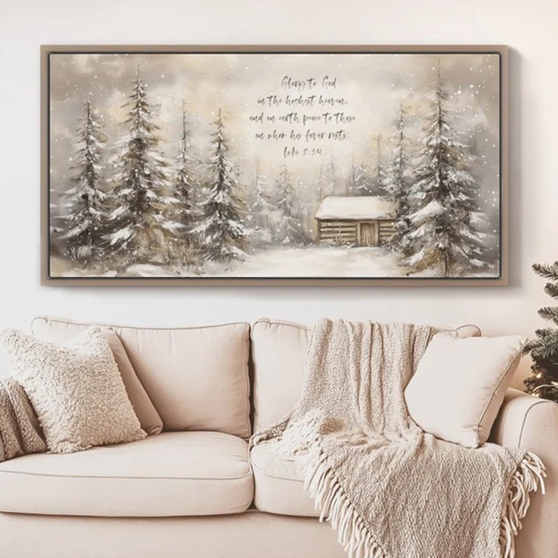 Christmas Bible Verse Wall Art - огляд і ціна Resin Art Quote