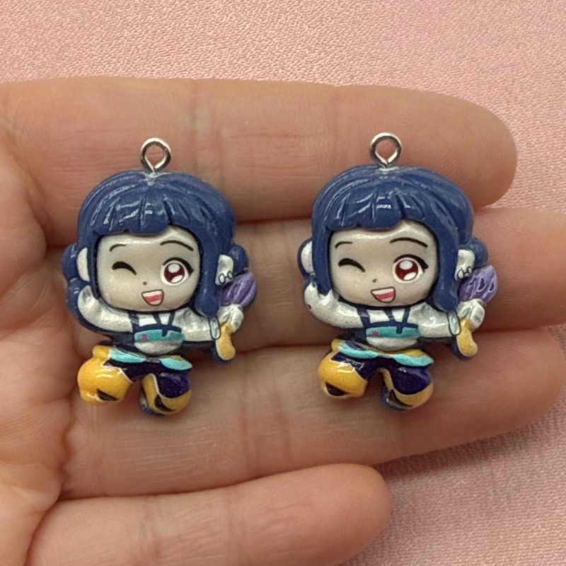 10pcs resin cartoon pendant, D - огляд і ціна Resin Art Hanging