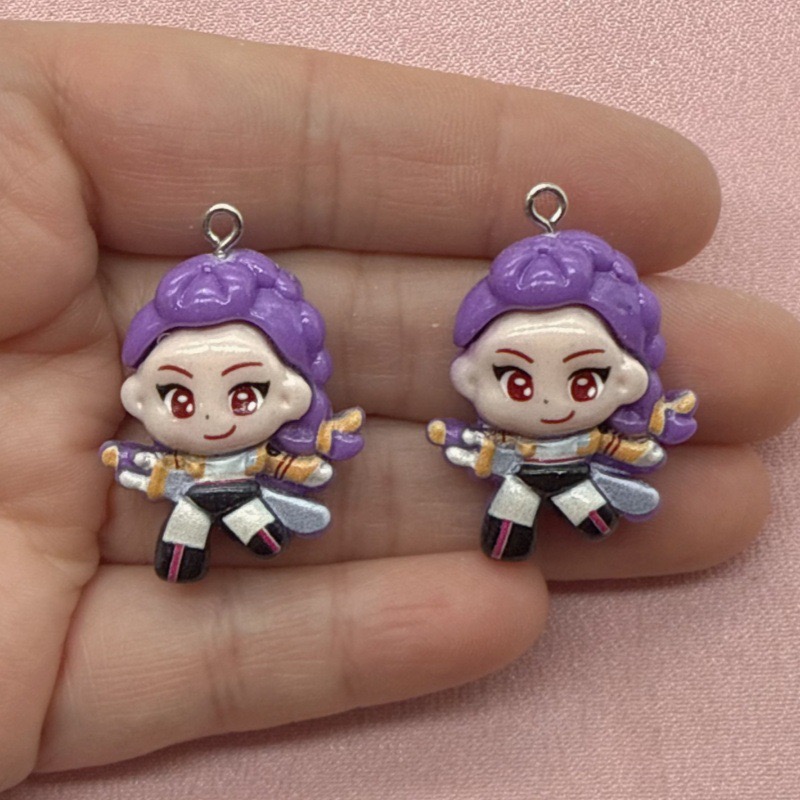 10pcs resin cartoon pendant, D - огляд і ціна Resin Art Hanging