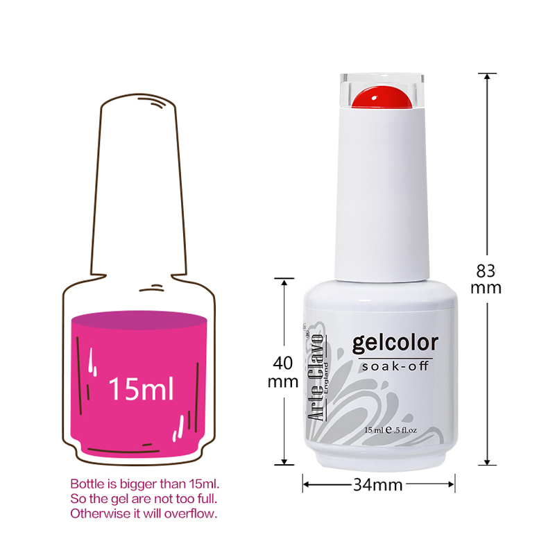 Arte Clavo 15ml Gel Nail Polis - огляд і ціна Resin Art Price