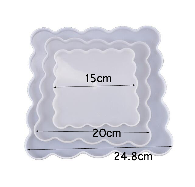 Big Tray Silicone Mold Sweet H - огляд і ціна Coaster Mold Square
