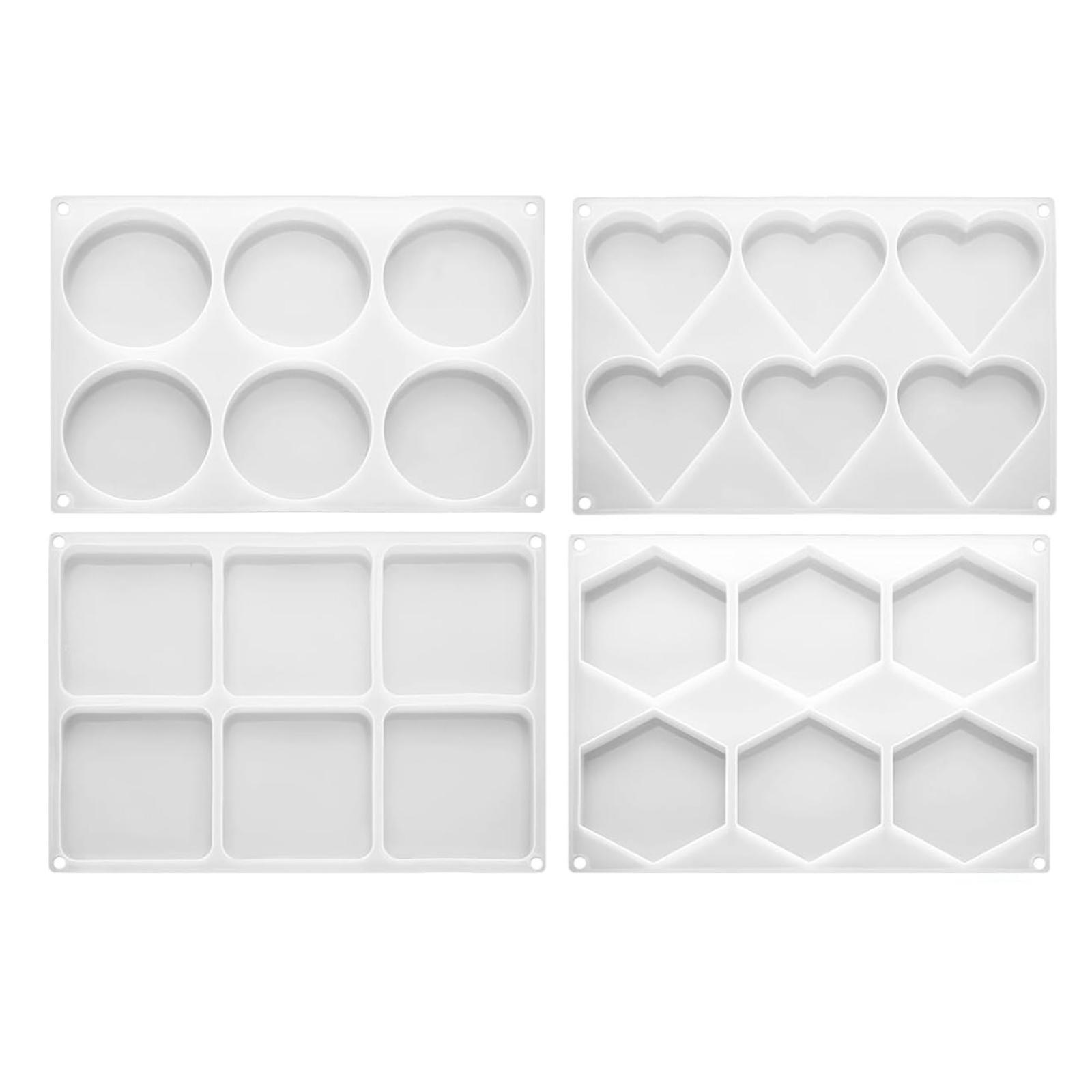 4Pcs Deep Resin Coaster Molds  - огляд і ціна Coaster Mold Square