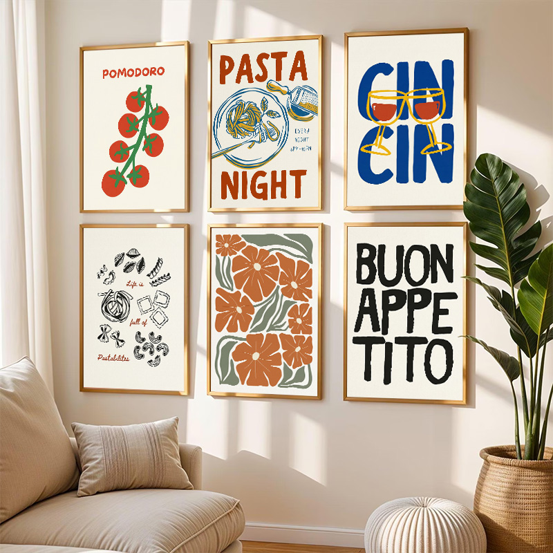 Retro Italian Cuisine Diamond  - огляд і ціна Resin Art Quote