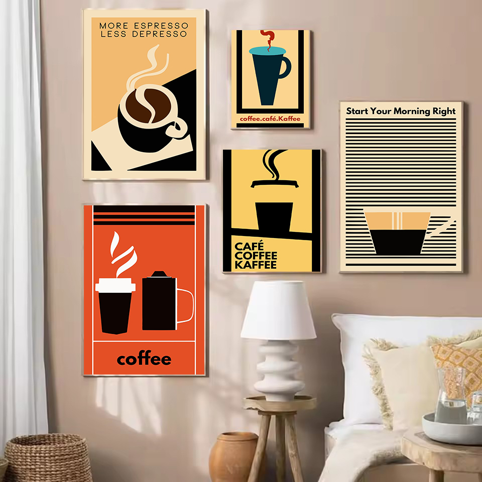 Retro Minimalist Funny Coffee  - огляд і ціна Resin Art Quote