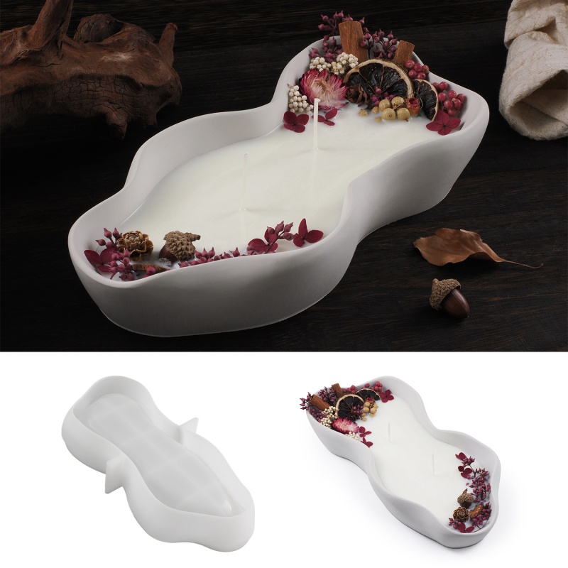 DIY Irregular Wave Candle Bowl - огляд і ціна Resin Art Ocean