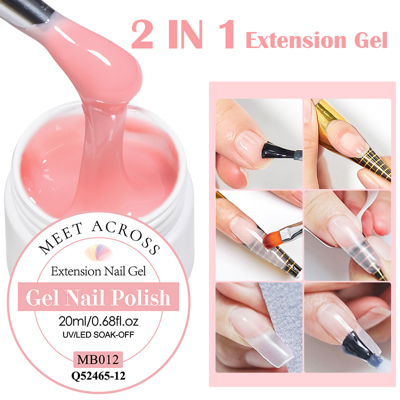 MEET ACROSS 20ml Extension Gel - огляд і ціна Resin Art Price