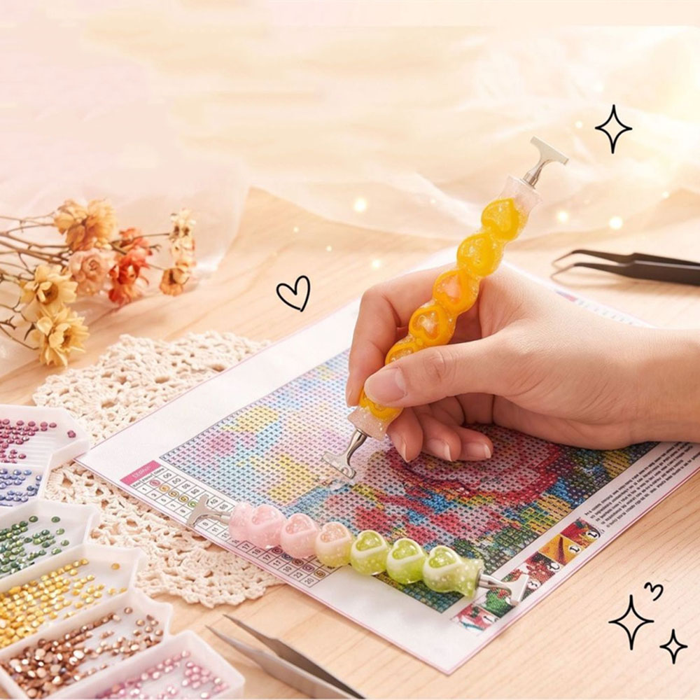 New Heart Shape Diamond Painti - огляд і ціна Resin Art Glitter