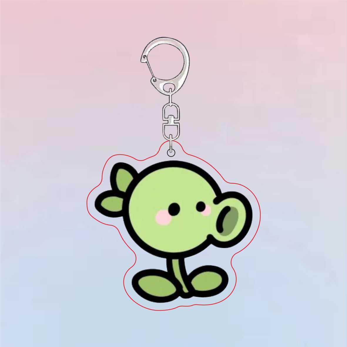 Plants Vs Zombies Acrylic Cute - огляд і ціна Resin Art Hanging