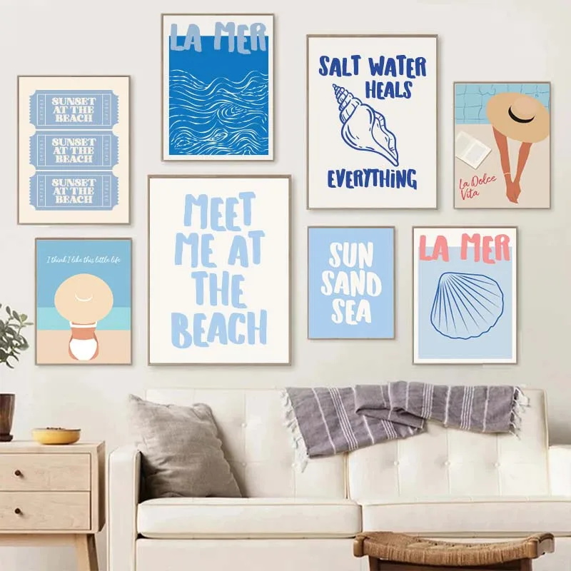 Seashells Meet Me At The Beach - огляд і ціна Resin Art Quote