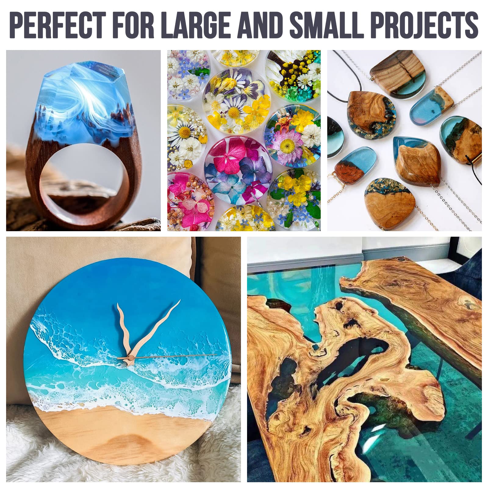 Epoxy Resin Kits Set, Art Kit  - огляд і ціна Resin Art Price