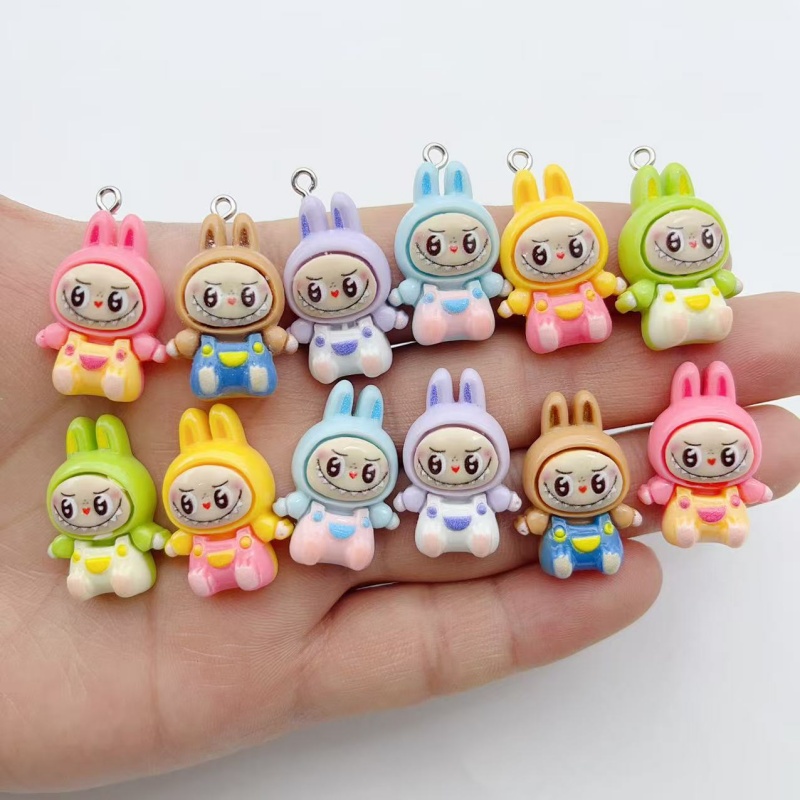 10Pcs Kawaii Rabbit Strawberry - огляд і ціна Resin Art Hanging