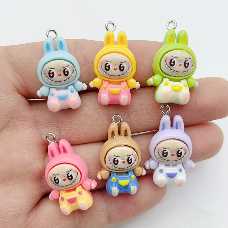 10Pcs Kawaii Rabbit Strawberry - огляд і ціна Resin Art Hanging