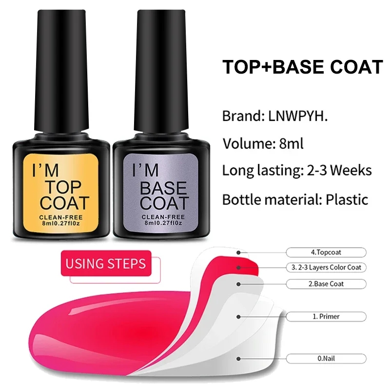 4 Pcs/Set Top Coat And Base Co - огляд і ціна Resin Art Use
