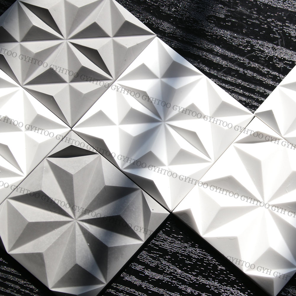 Plaster Square Wall Tile Silic - огляд і ціна Coaster Mold Square