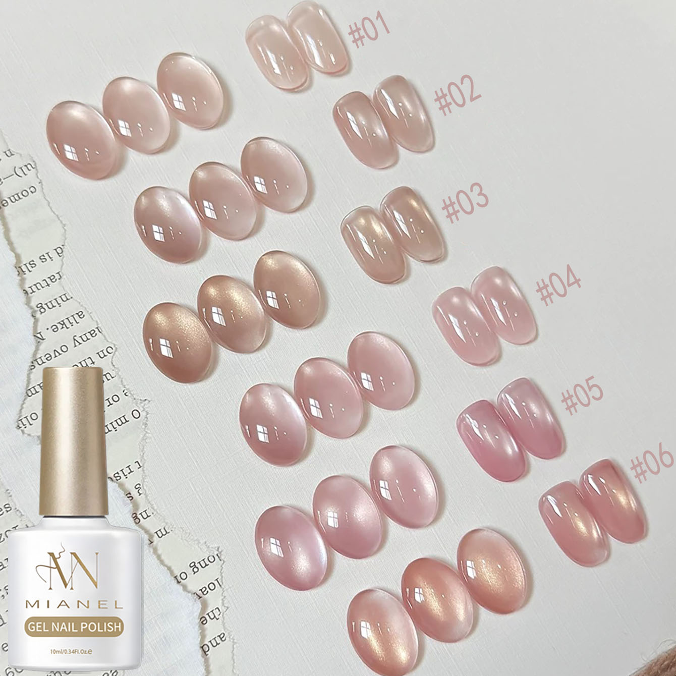 MIANEL 10ML Lover Pink Series  - огляд і ціна Resin Art Use
