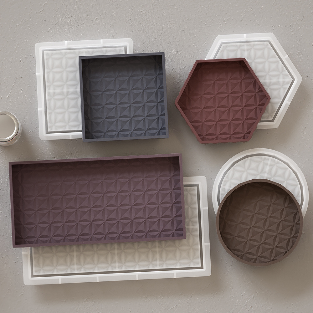 Storage Tray Silicone Mold DIY - огляд і ціна Coaster Mold Square