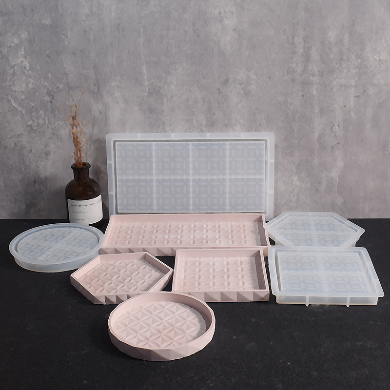 Storage Tray Silicone Mold DIY - огляд і ціна Coaster Mold Square
