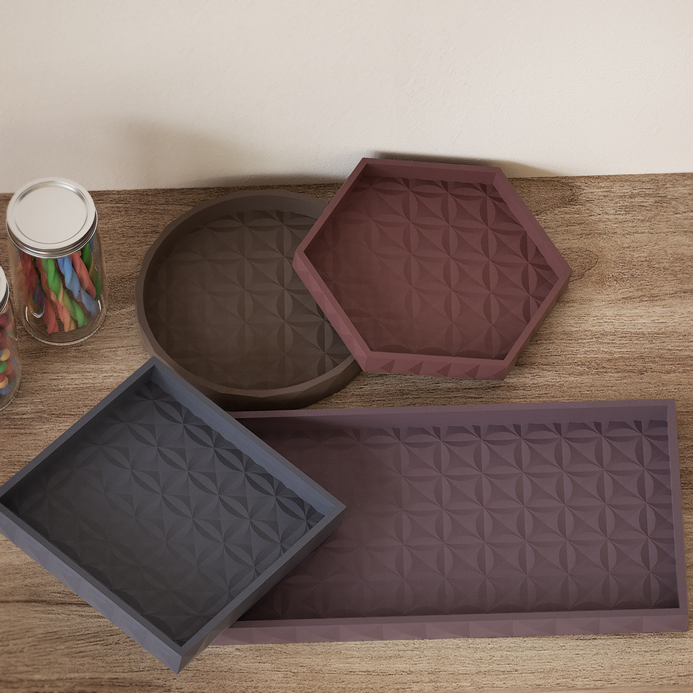 Storage Tray Silicone Mold DIY - огляд і ціна Coaster Mold Square