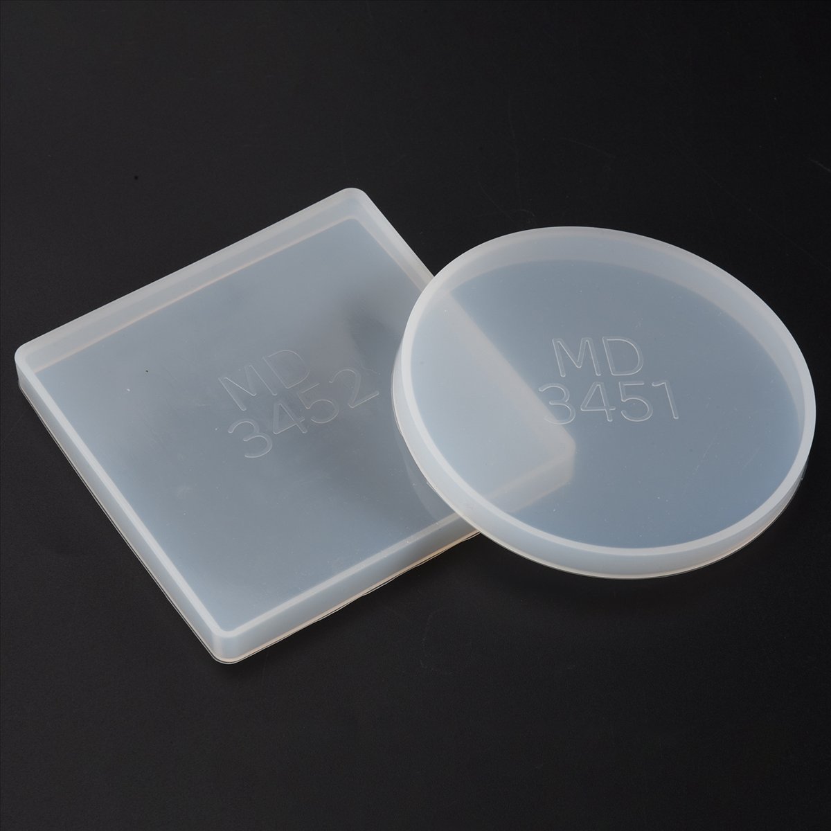 ABNH 4 Pack Round and Square S - огляд і ціна Coaster Mold Square