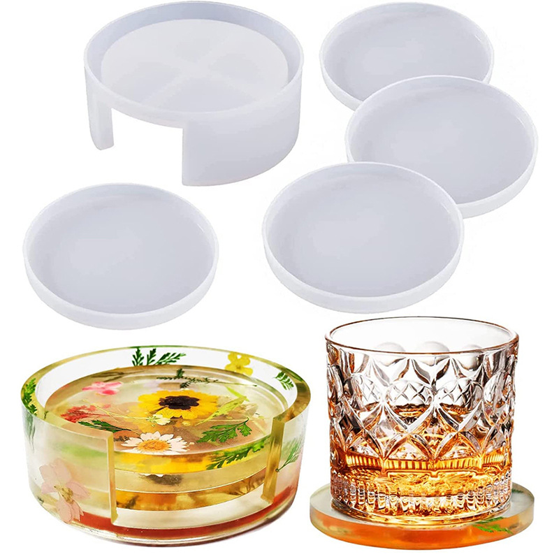 Round Square Coaster Silicone  - огляд і ціна Coaster Mold Square