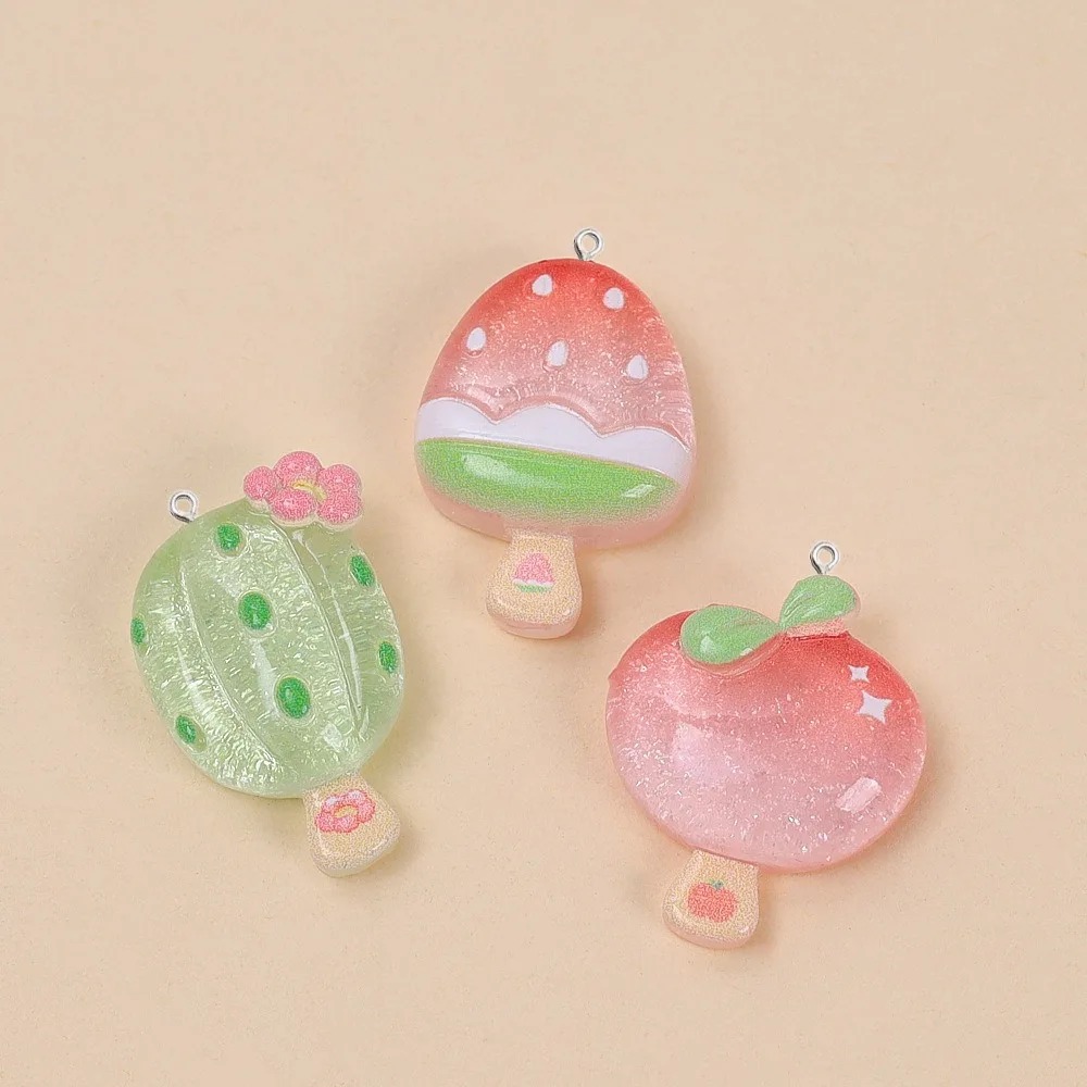 10Pcs Kawaii Summer Popsicle R - огляд і ціна Resin Art Glitter