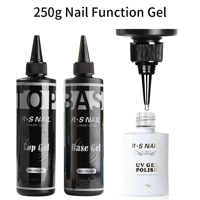 RS NAIL 250ML Super Top Coat B - огляд і ціна Resin Art Use