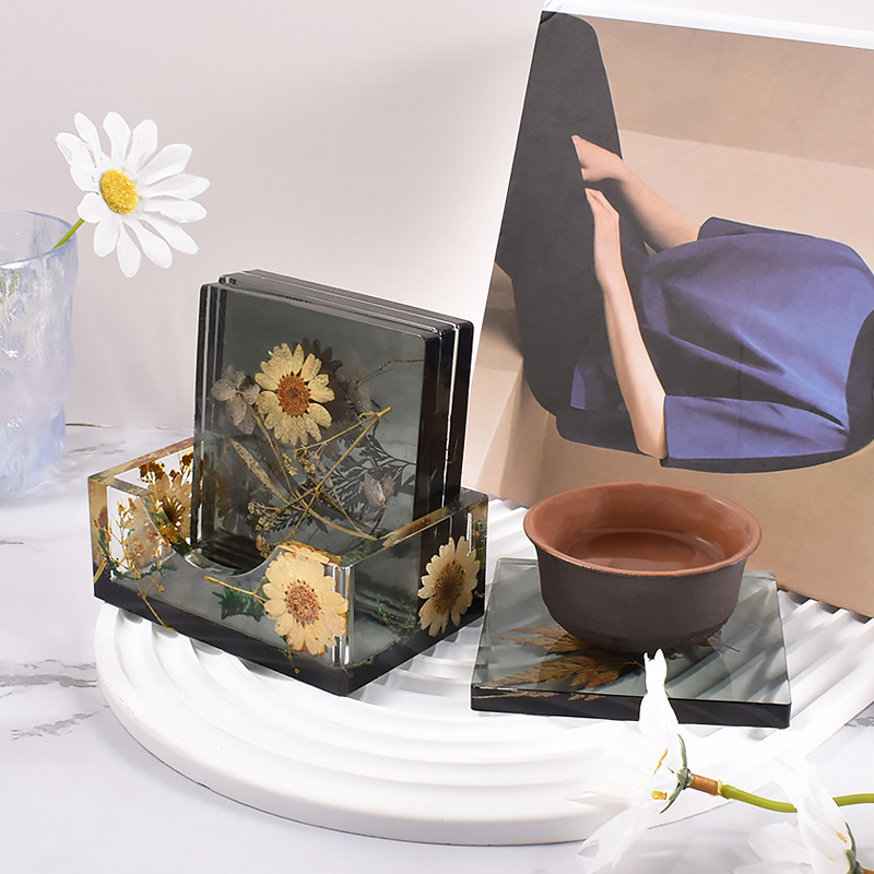 Silicone Coaster Storage Box M - огляд і ціна Coaster Mold Square