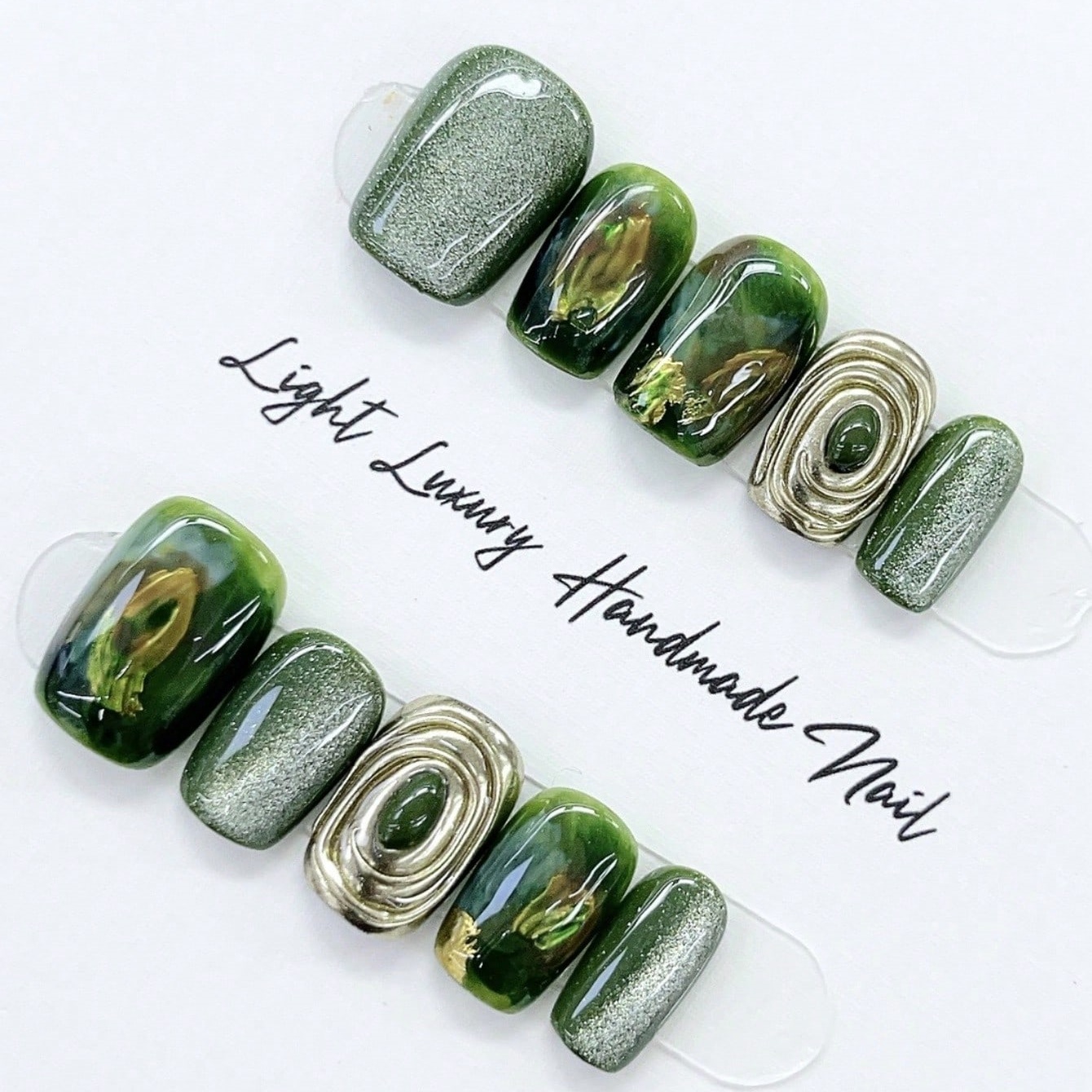 10pcs Pure Hand Pressed Short  - огляд і ціна Resin Art Use